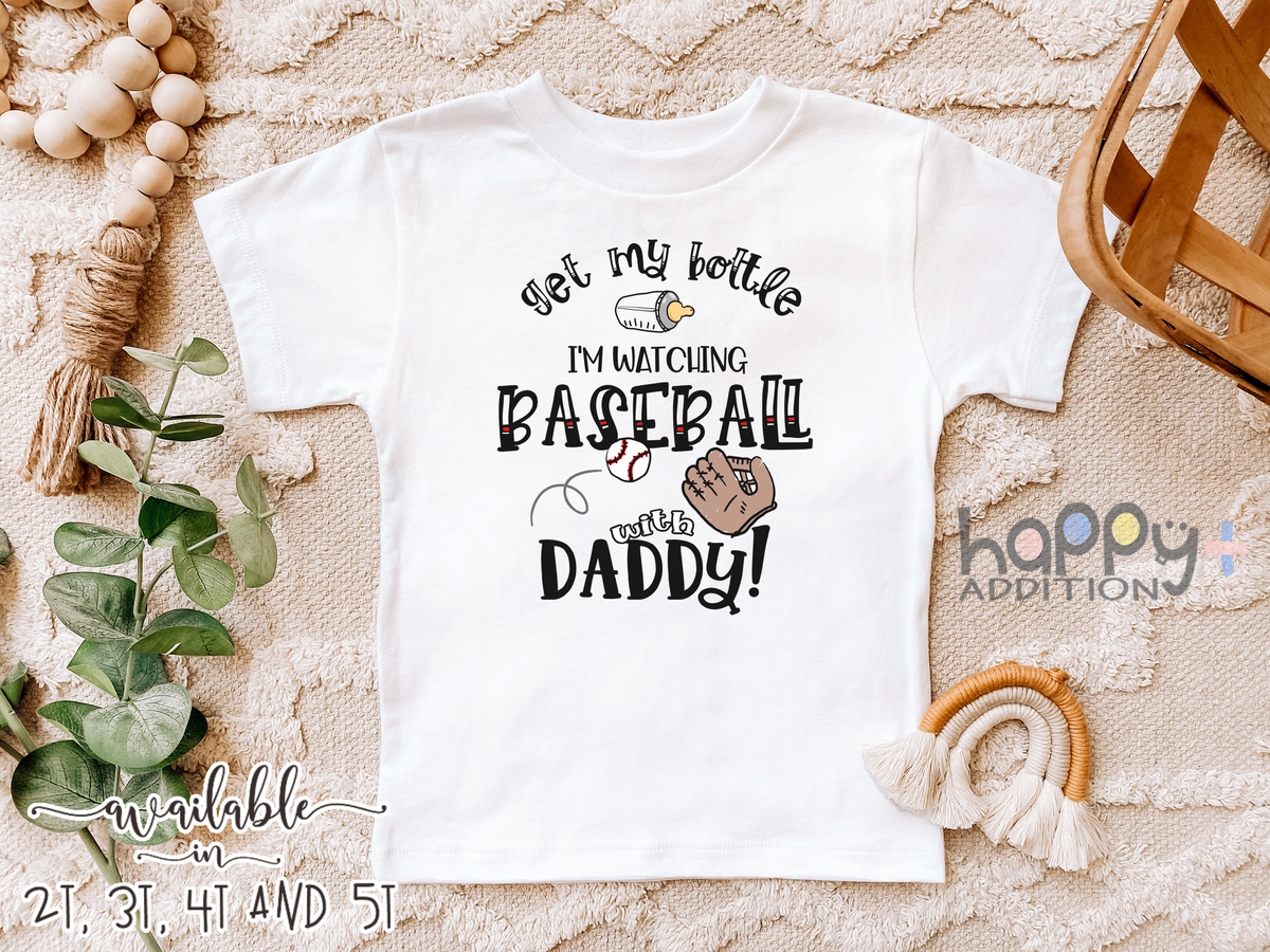 Los Angeles Dodgers Watching With Grandpa Baby Short Sleeve Bodysuit