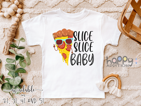 SLICE SLICE BABY Funny baby onesies 90'S Rap bodysuit (white: short or long sleeve)