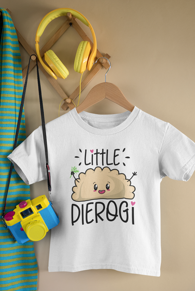 LITTLE PIEROGI Funny baby onesies bodysuit (white: short or long sleeve)