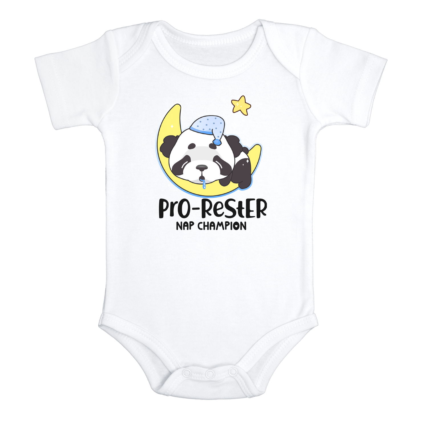 PRO-RESTER NAP CHAMPION Funny baby Wrestling onesies bodysuit (white: short or long sleeve)