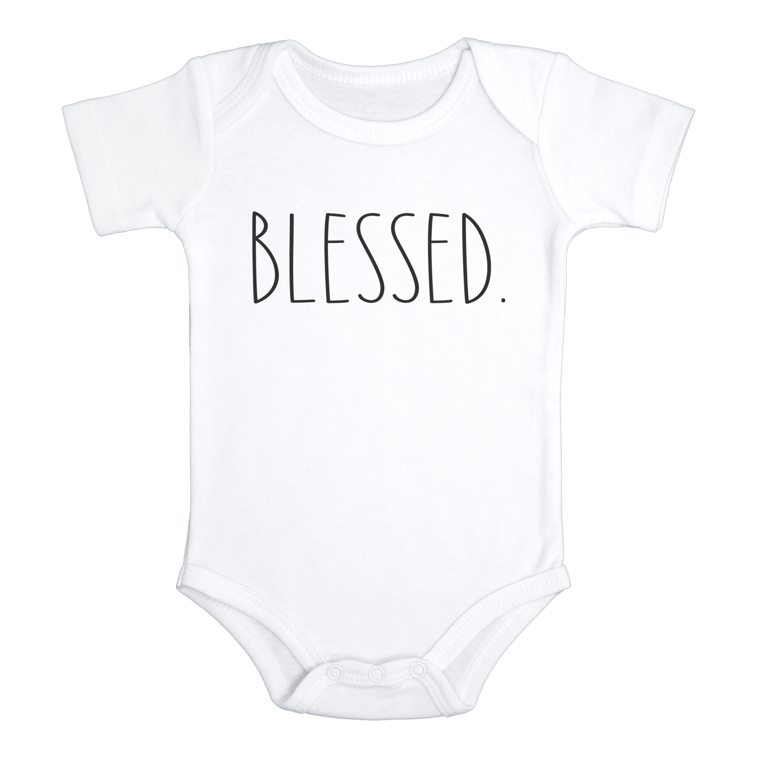 BLESSED thoughtful baby onesies - HappyAddition